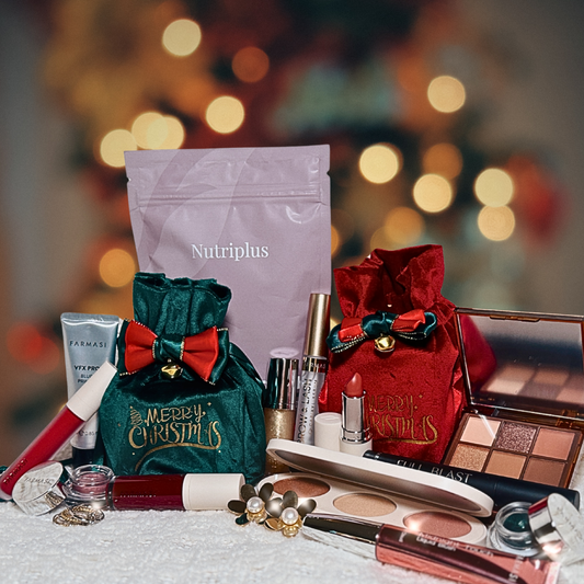 Christmas Mystery Makeup & Jewelry Pouch